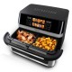 Rohnson Air Fryer με Διπλό Αποσπώμενο Κάδο 12lt Ασημί R-2882